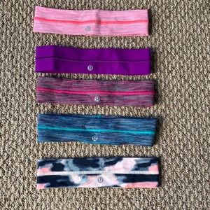 5 LuluLemon headbands